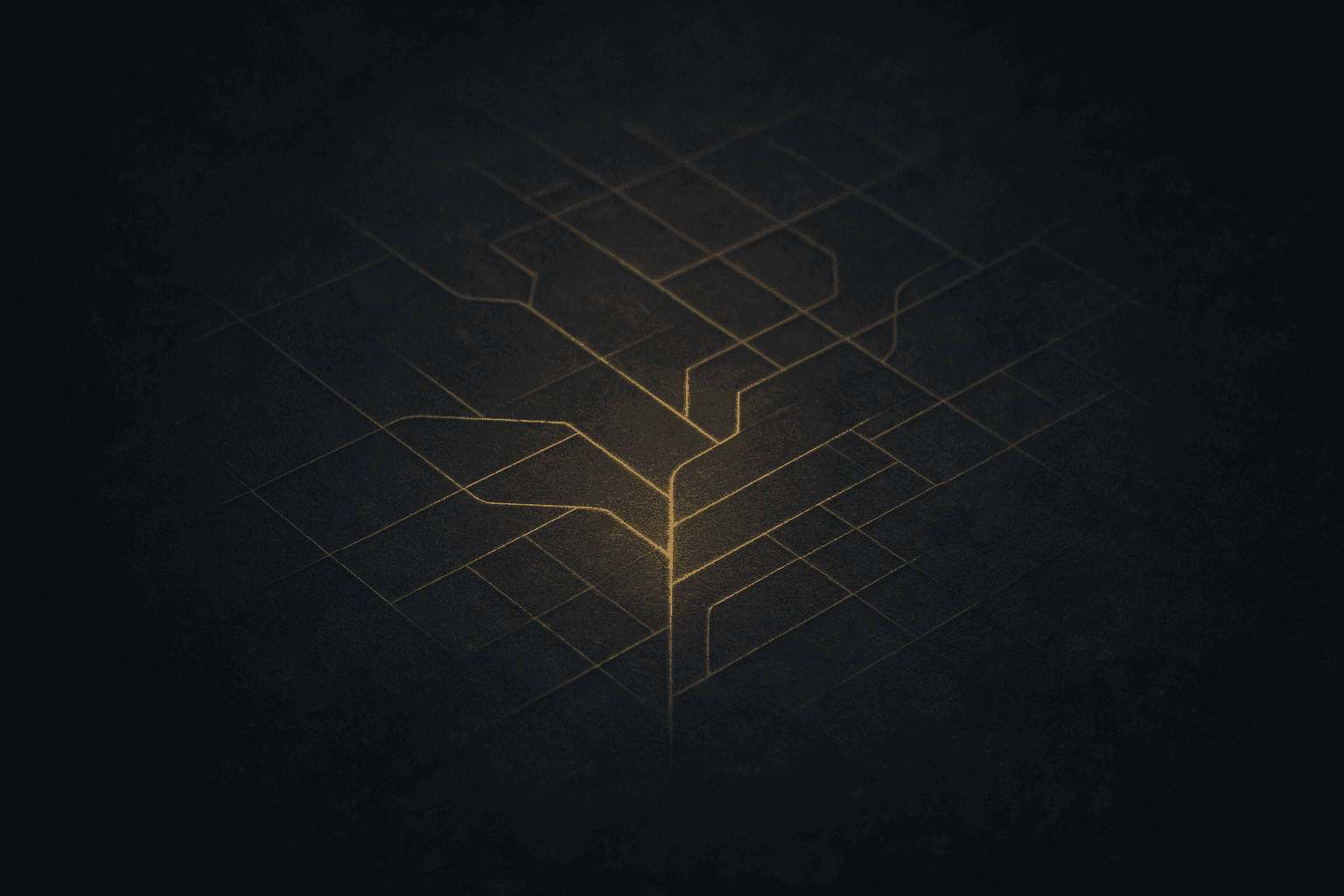 Conceptual art - gold pattern