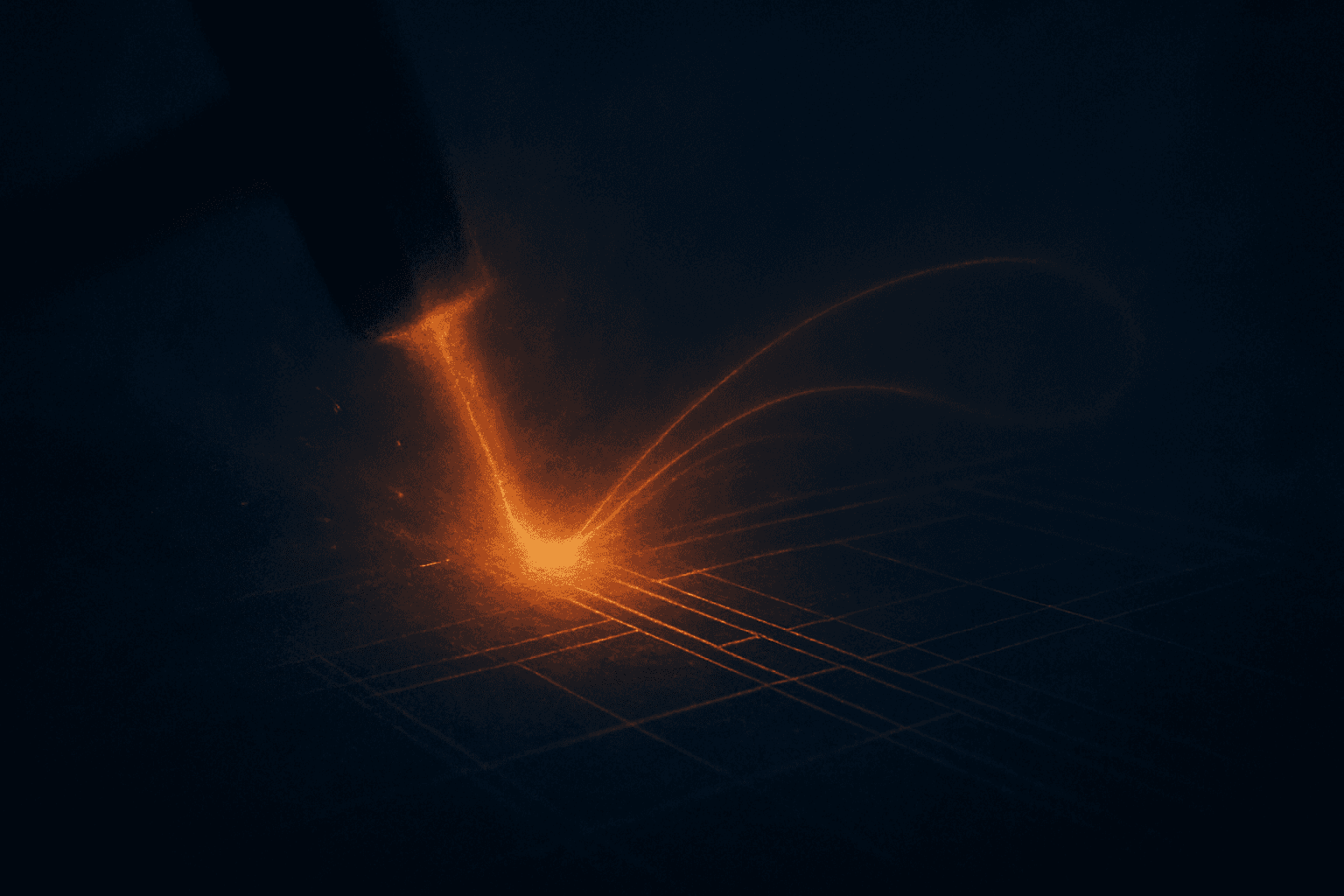 Conceptual art - hammer forging